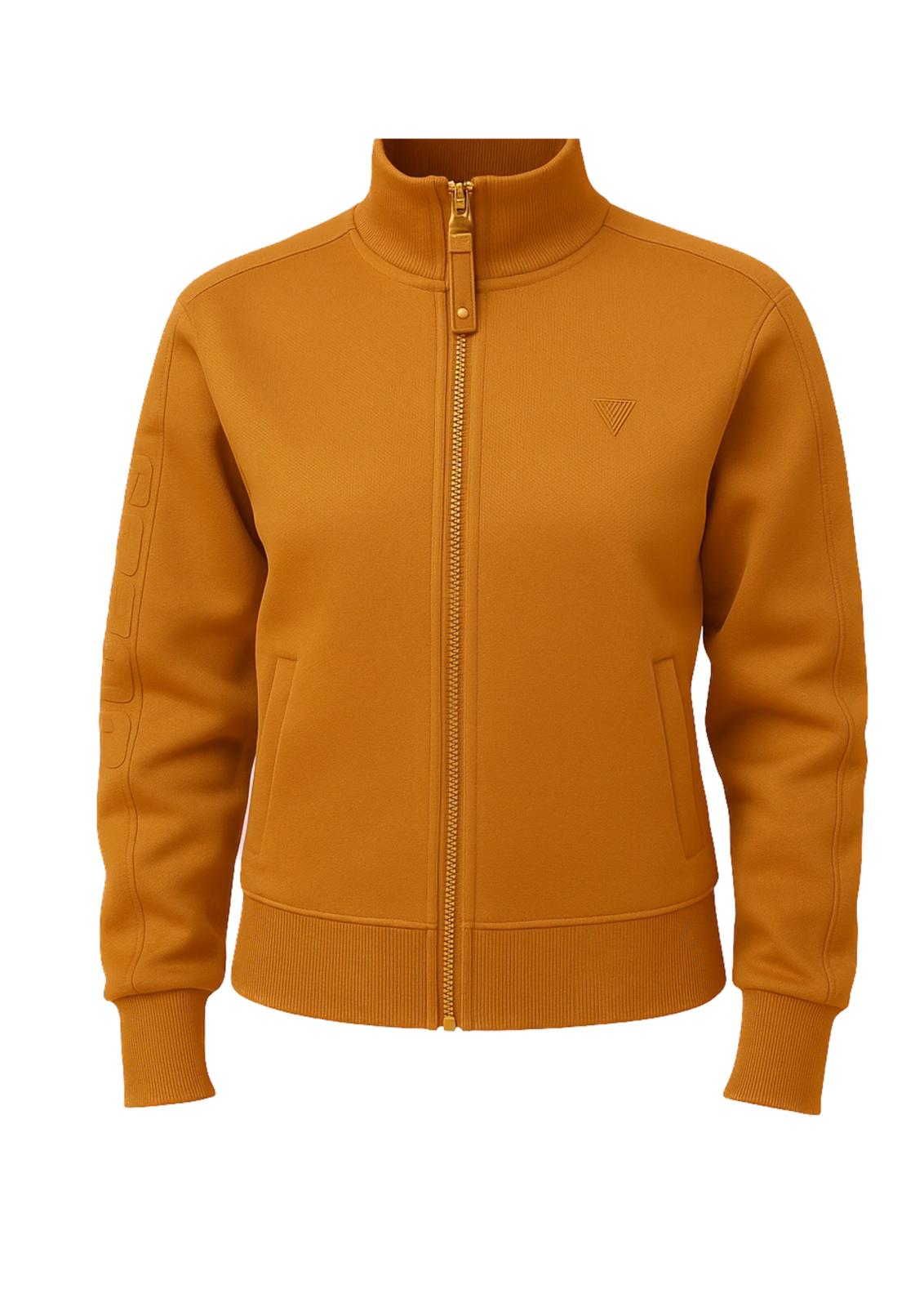 Giacca Guess con zip in tessuto simil spugna