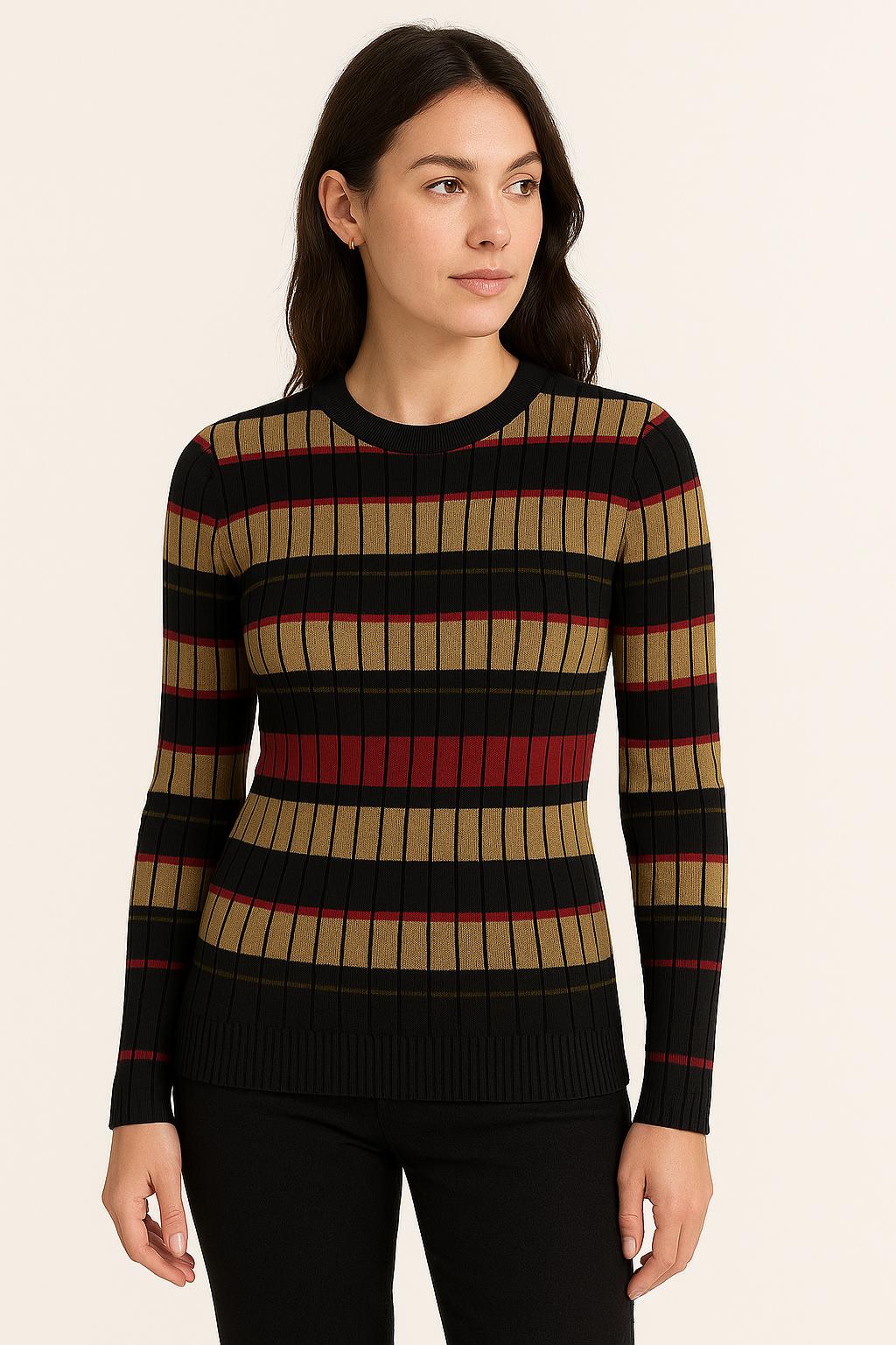 Maglione Guess Donna a Righe Multicolor