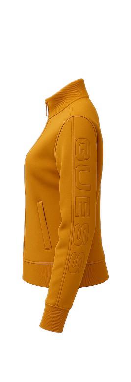 Giacca Guess con zip in tessuto simil spugna