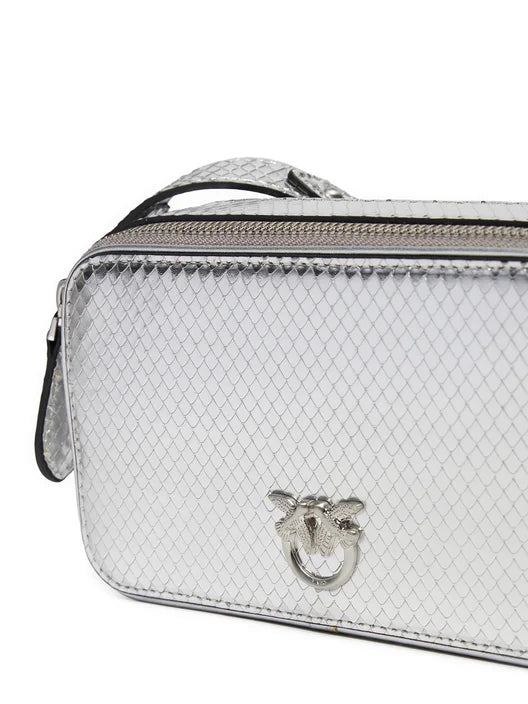 PINKO Borsetta Camera Case AI 24-25 PLTT 102810 A1VG Argento