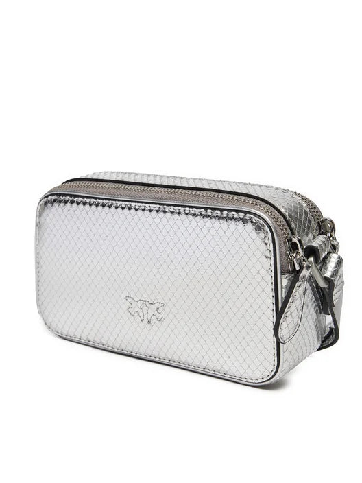 PINKO Borsetta Camera Case AI 24-25 PLTT 102810 A1VG Argento