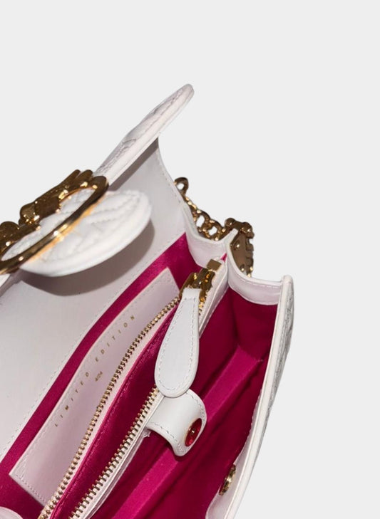 PINKO MINI LOVE - Borsa a tracolla - bianco