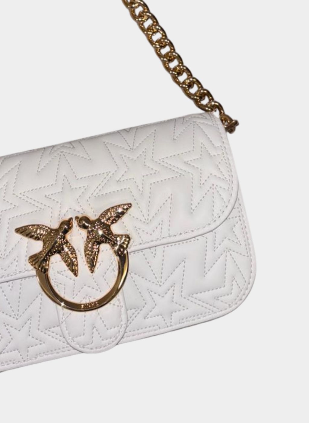 PINKO MINI LOVE - Borsa a tracolla - bianco