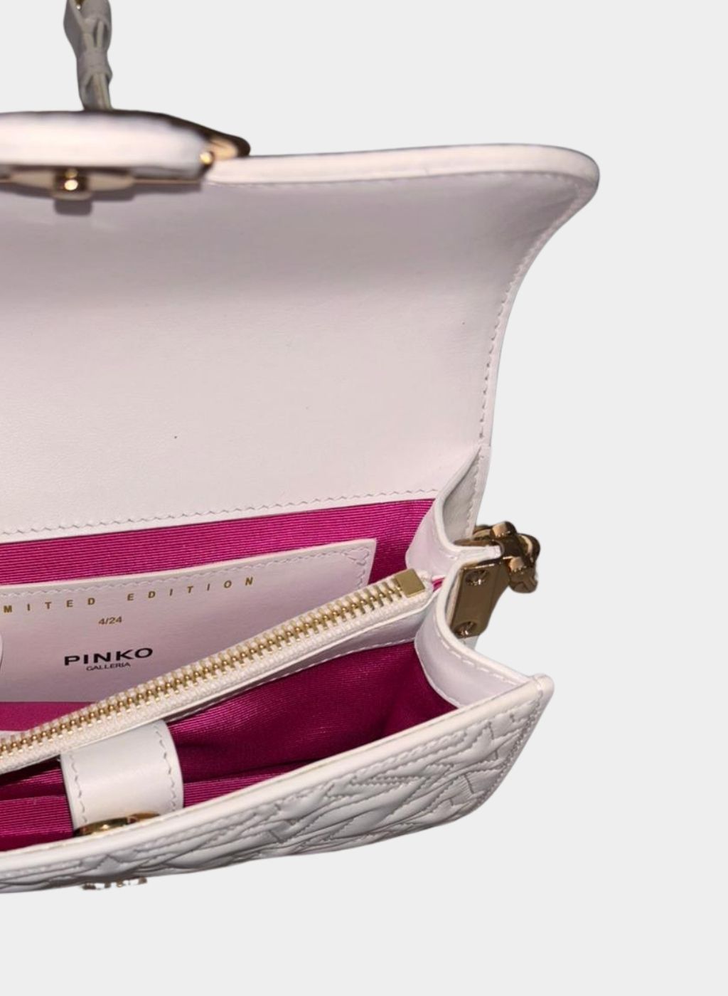 PINKO MINI LOVE - Borsa a tracolla - bianco