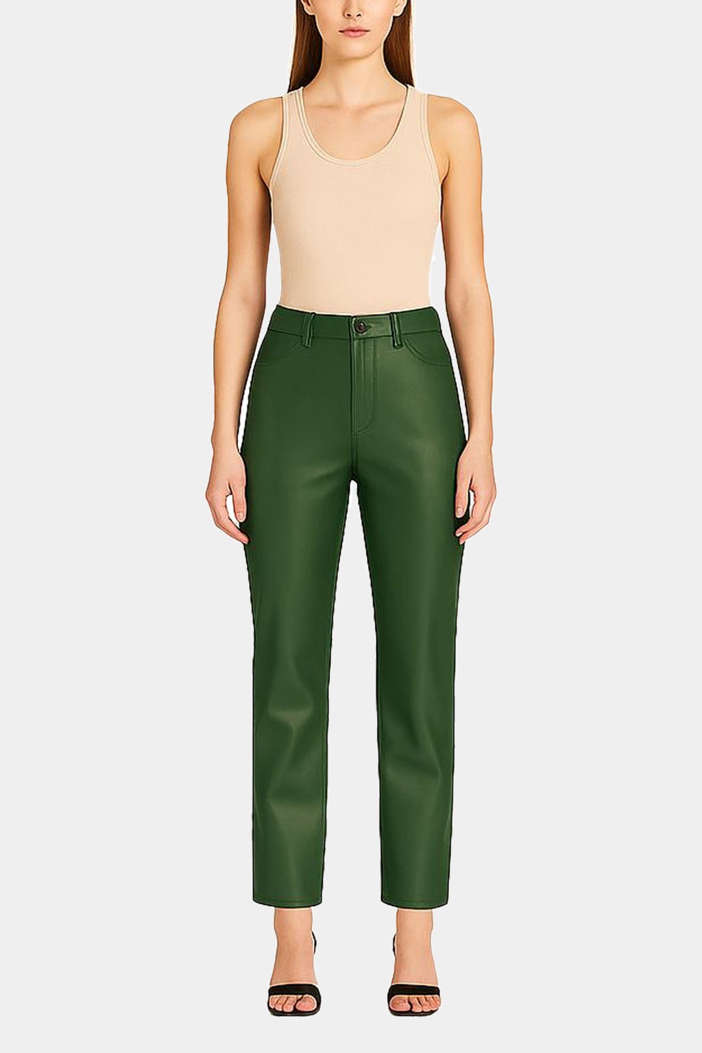 Pantaloni Guess Donna in Ecopelle