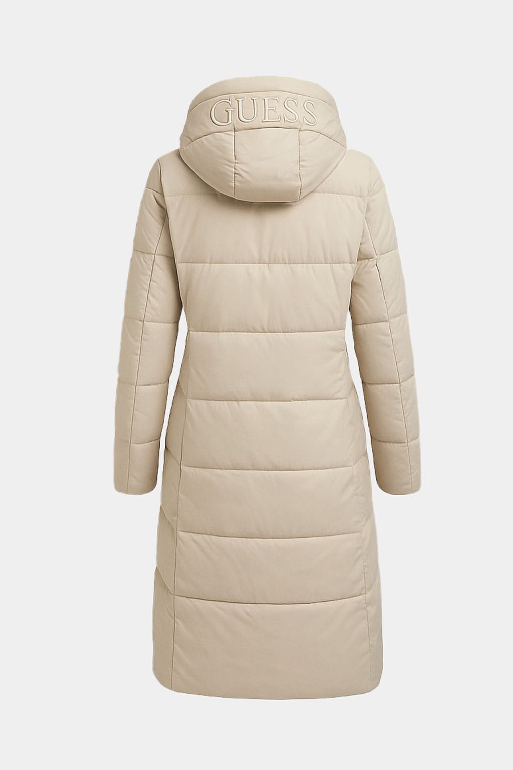 Piumino Lungo Guess Donna con Cappuccio