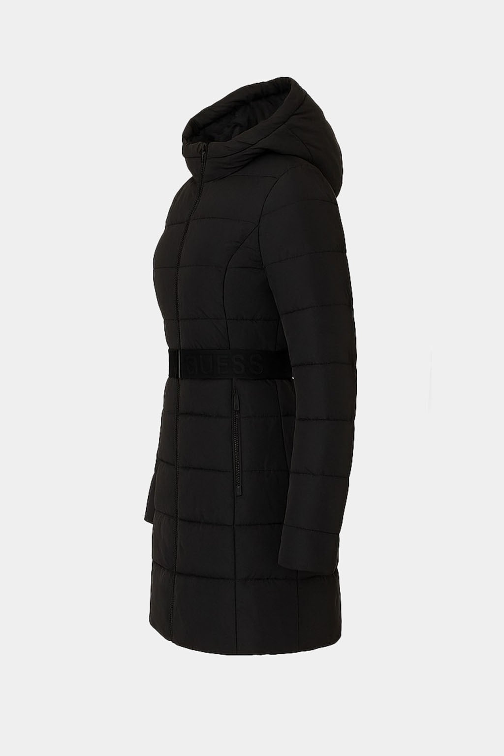 Piumino Lungo Guess Donna con Cintura Logo
