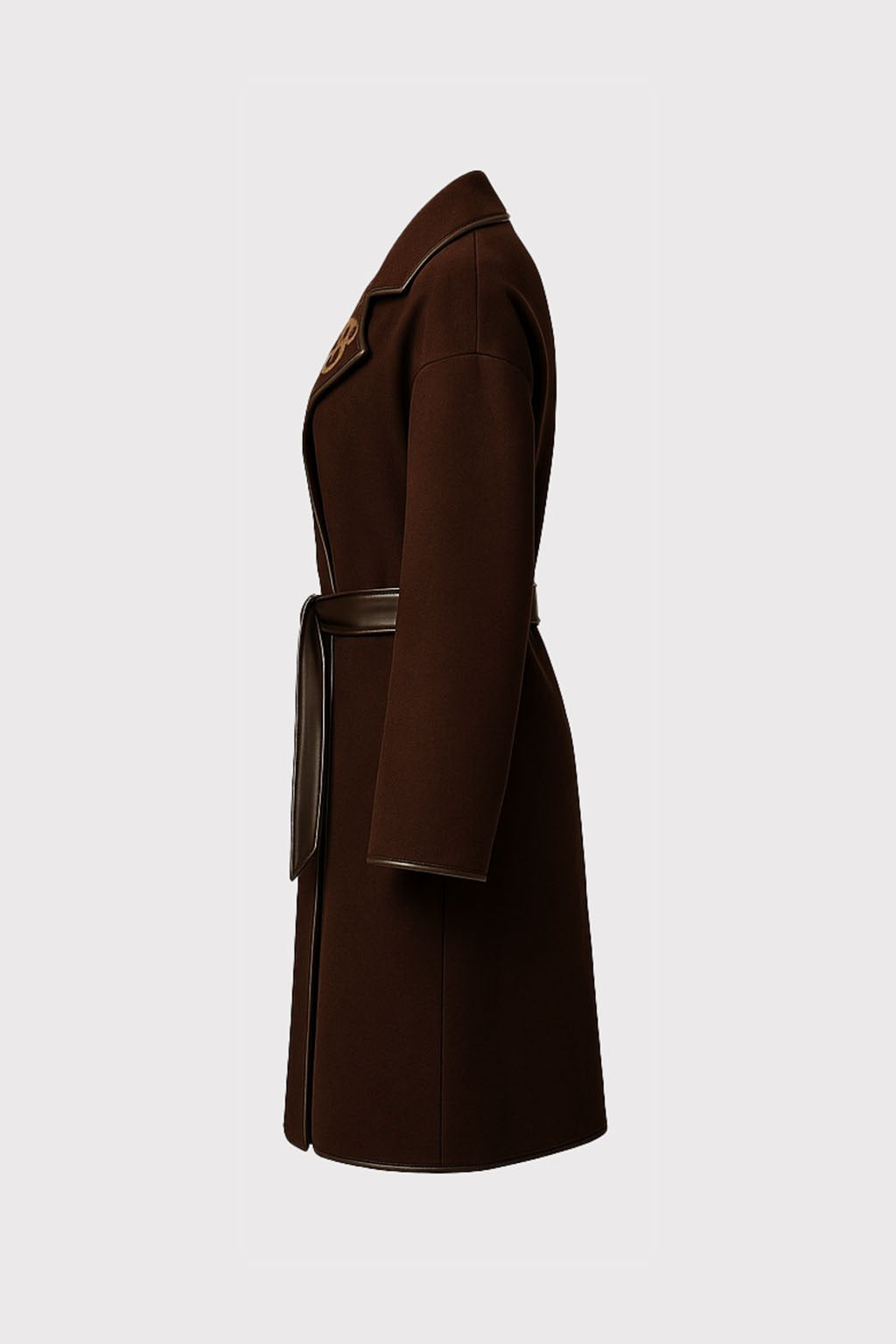 Cappotto Guess Donna in Lana con Cintura e Dettagli Logo