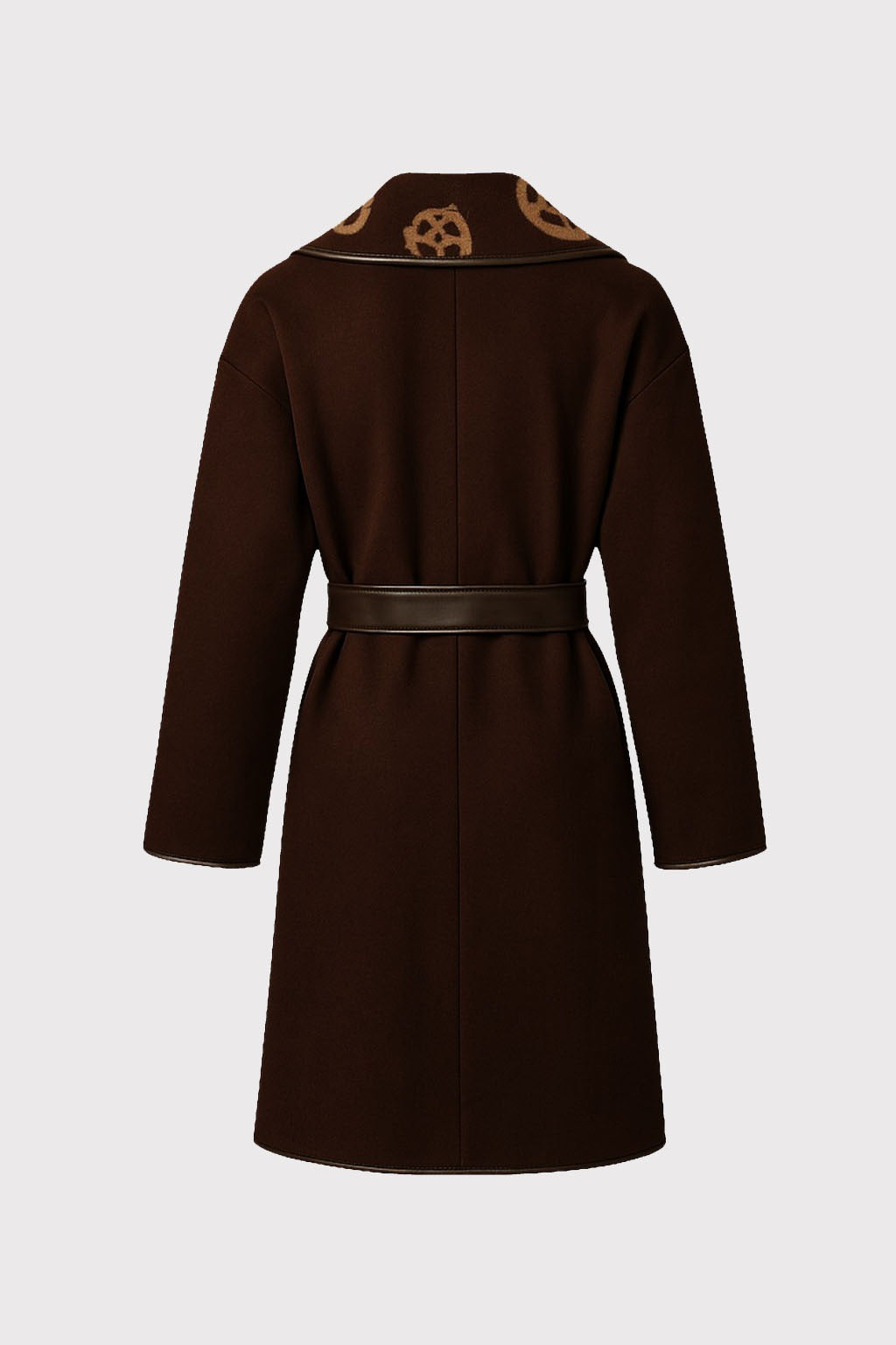 Cappotto Guess Donna in Lana con Cintura e Dettagli Logo
