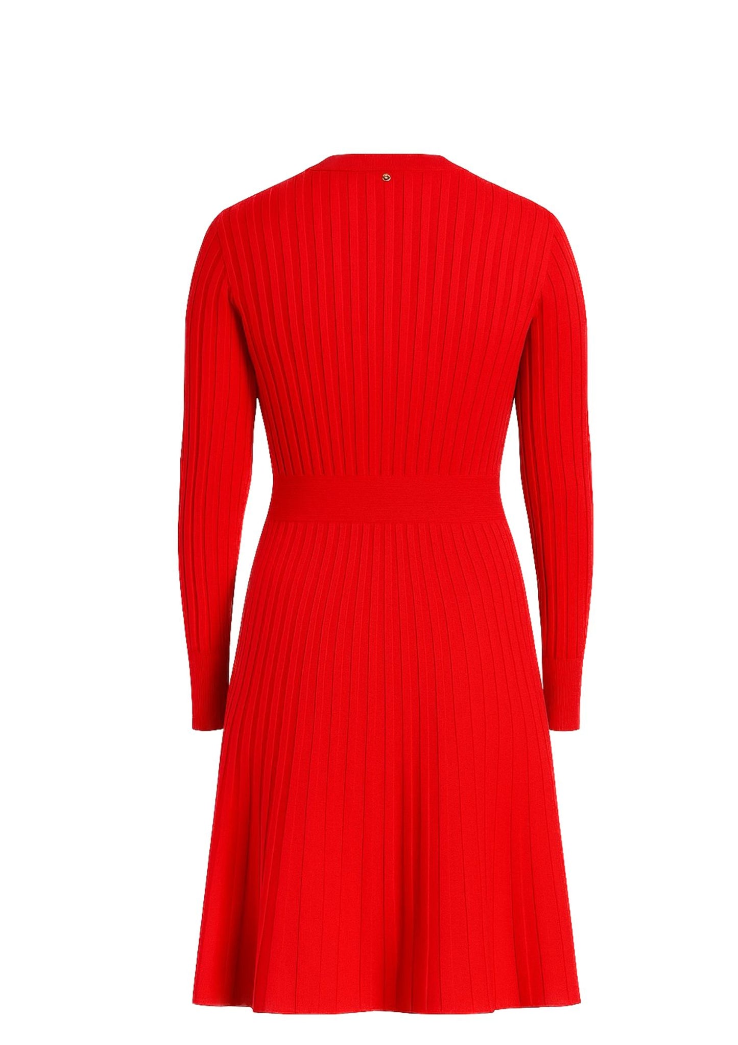 Abito Guess Donna in Maglia a Coste con Cintura