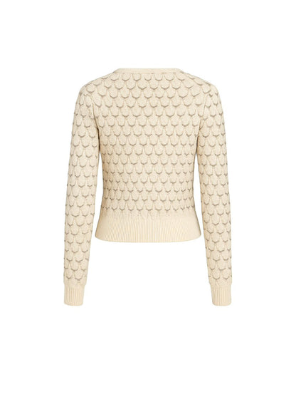 Cardigan Guess Donna in Maglia con Lavorazione a Rilievo