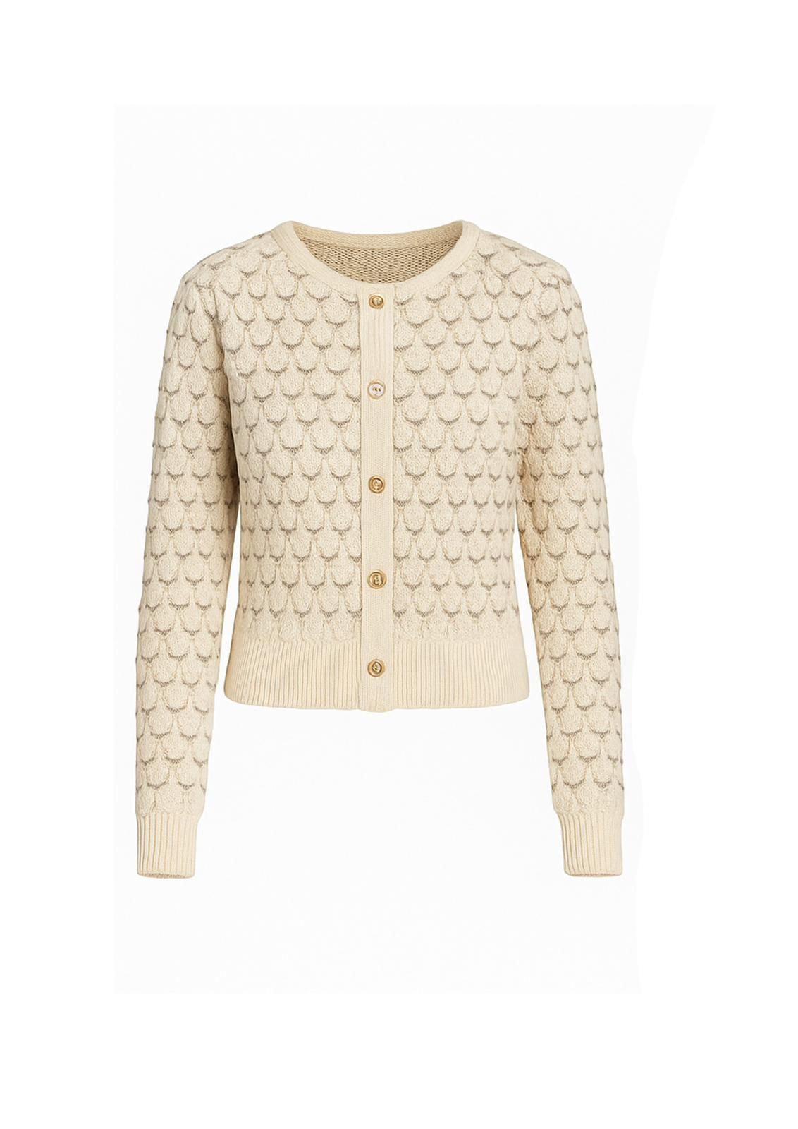 Cardigan Guess Donna in Maglia con Lavorazione a Rilievo
