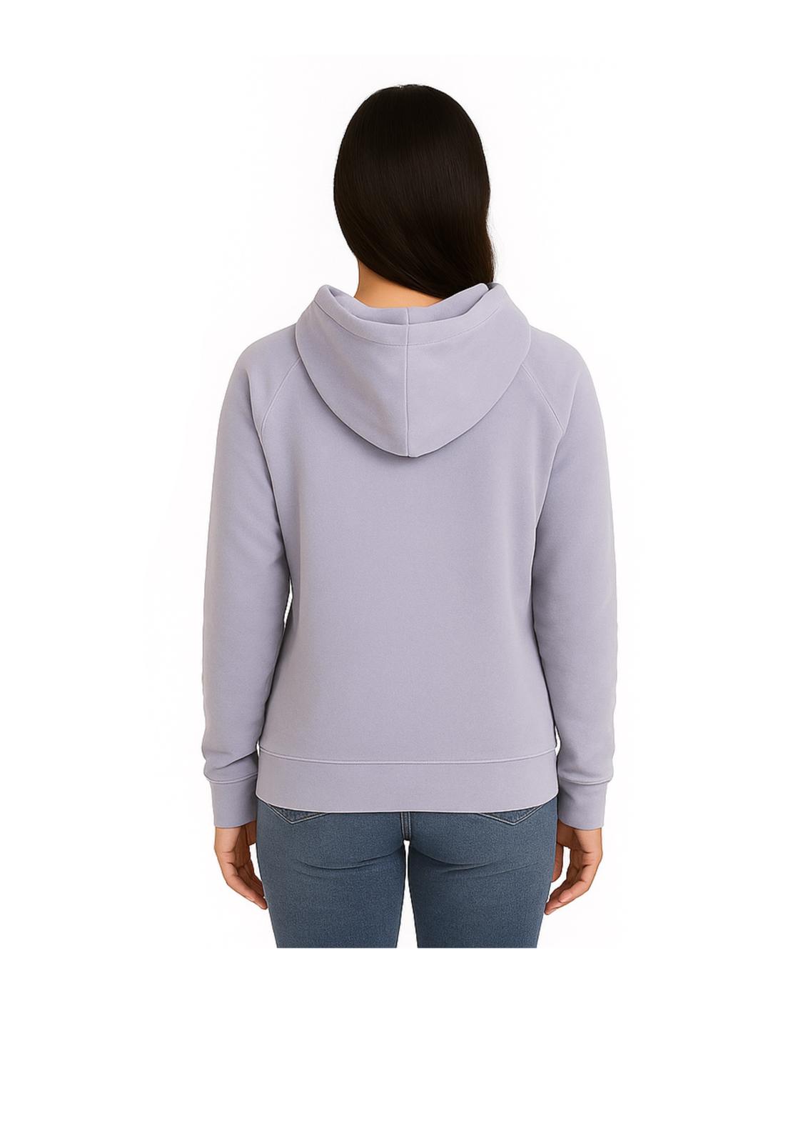 Felpa Guess Donna con Cappuccio e Logo in Rilievo