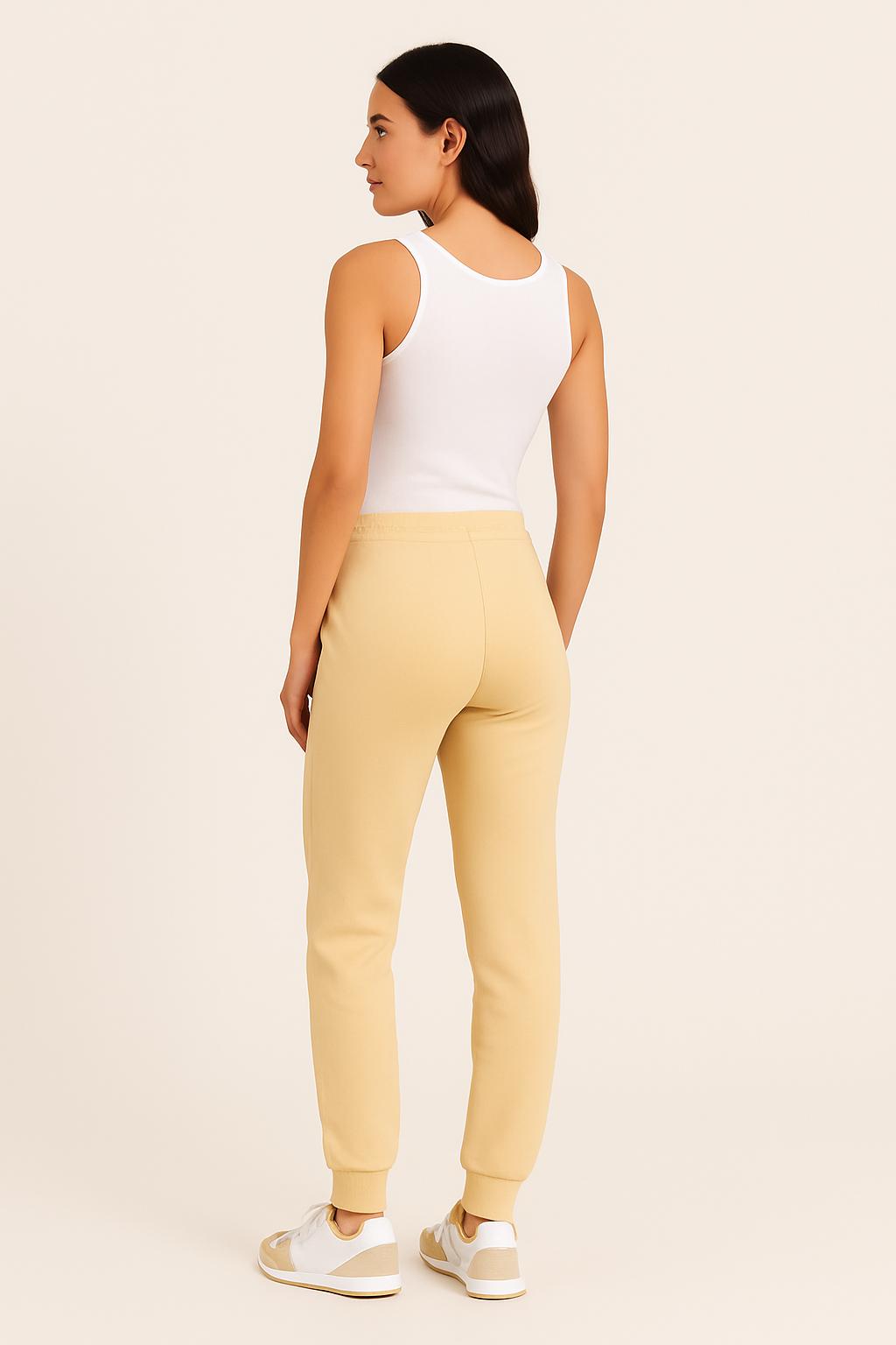 Pantaloni Jogger Guess Donna in Cotone