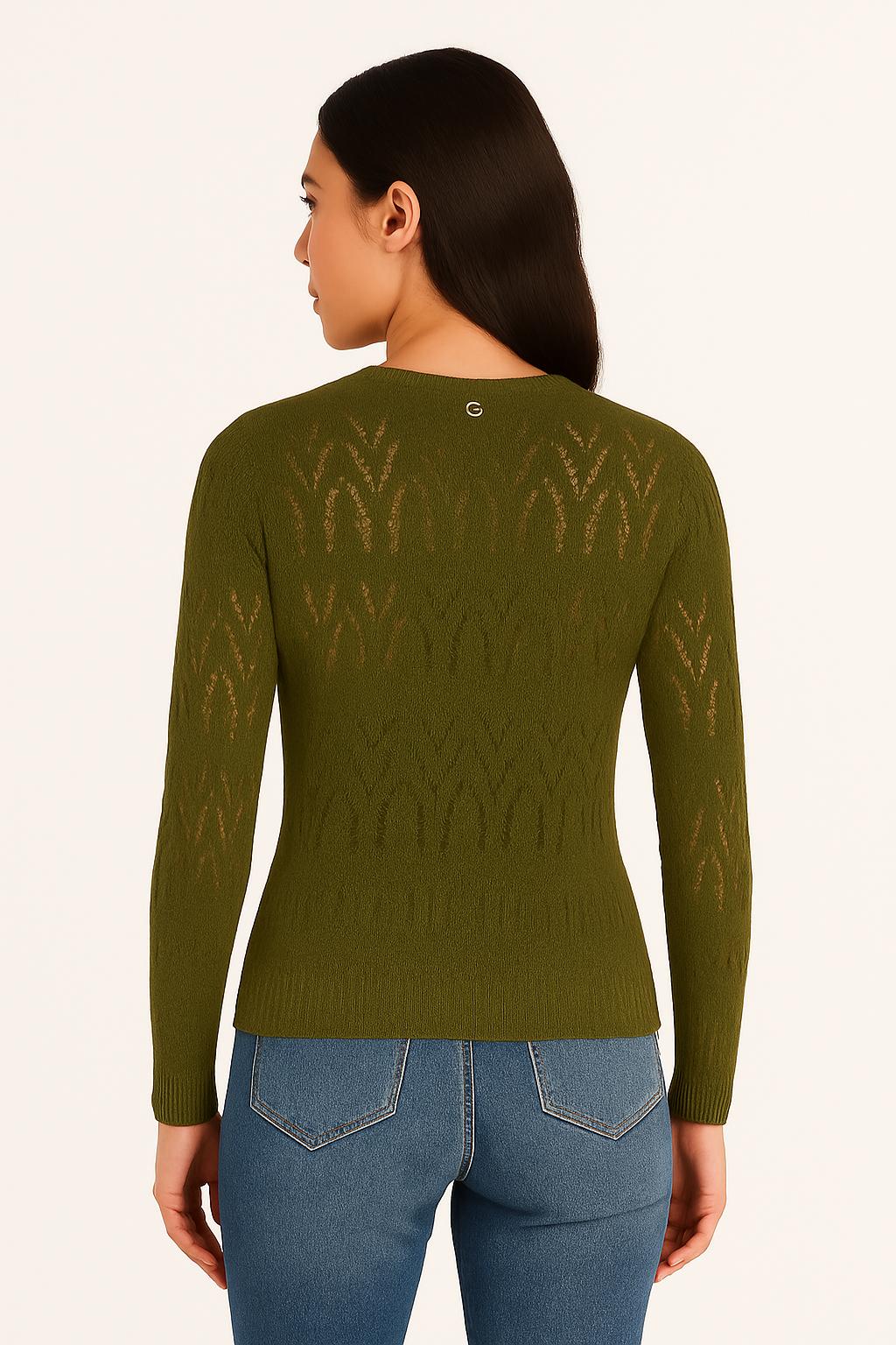 Maglione Guess Donna in Maglia Leggera Lavorata