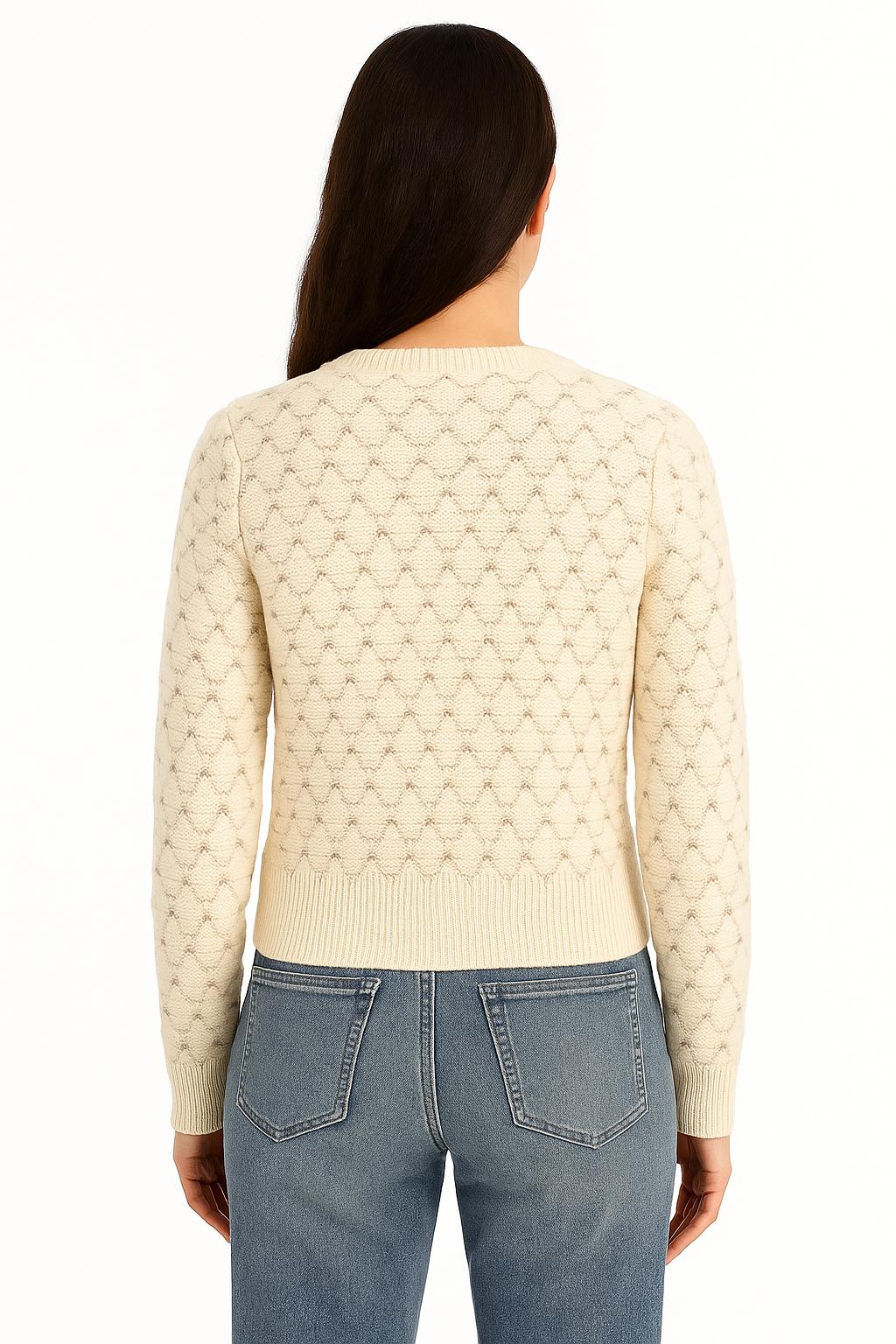 Cardigan Guess Donna in Maglia con Lavorazione a Rilievo