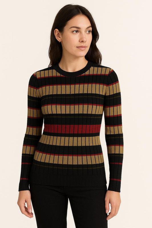 Maglione Guess Donna a Righe Multicolor