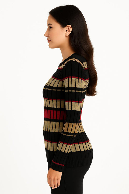 Maglione Guess Donna a Righe Multicolor