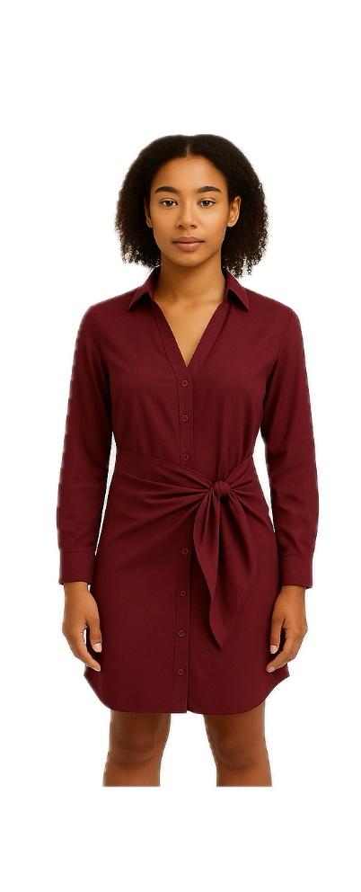 Abito Chemisier Guess Donna con Nodo in Vita