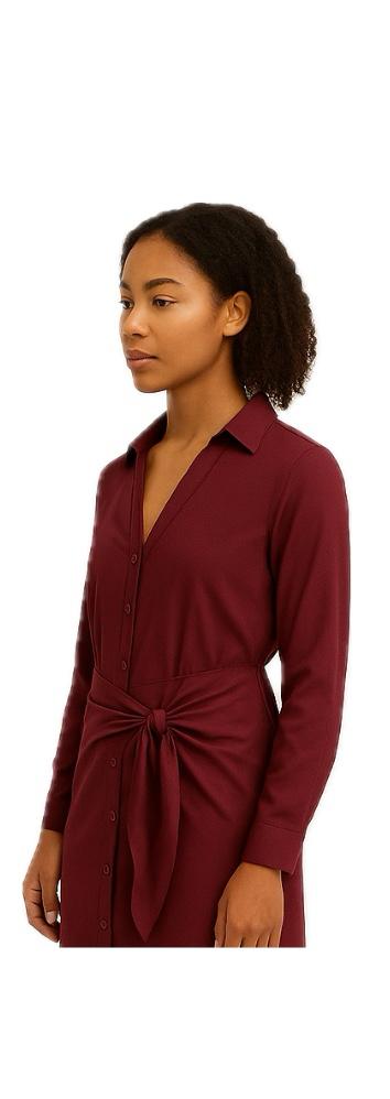 Abito Chemisier Guess Donna con Nodo in Vita