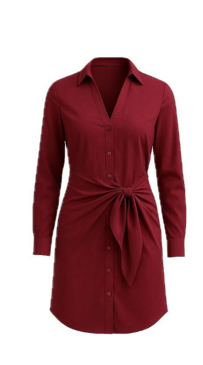 Abito Chemisier Guess Donna con Nodo in Vita