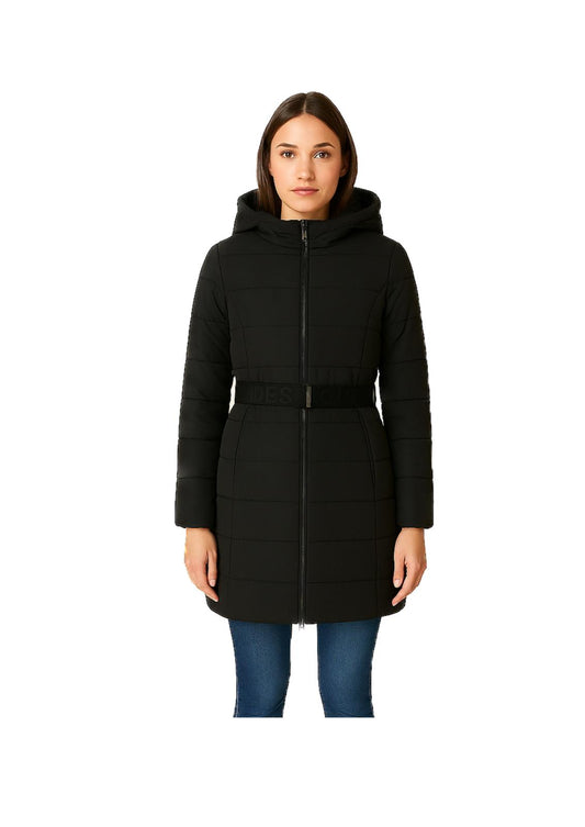Piumino Lungo Guess Donna con Cintura Logo