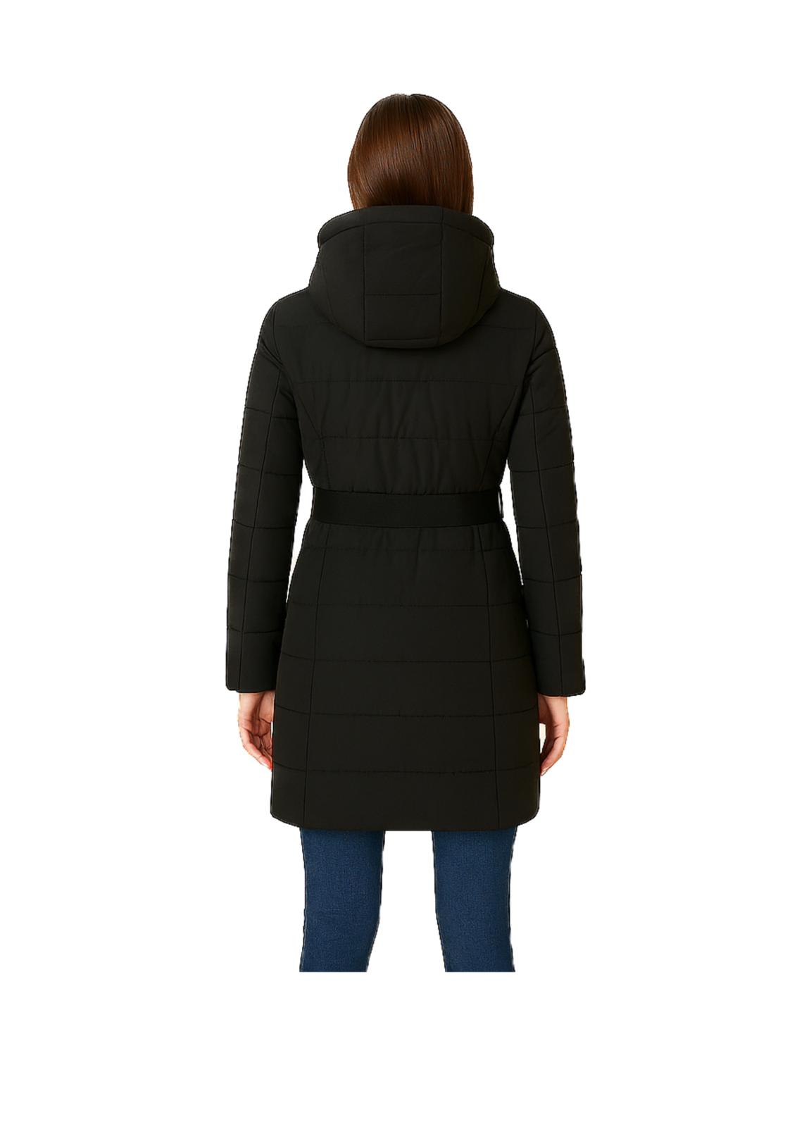 Piumino Lungo Guess Donna con Cintura Logo