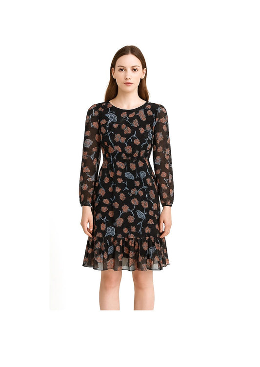 Abito Guess Donna a Fiori in Chiffon