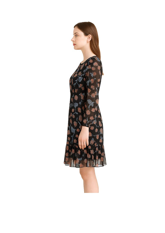Abito Guess Donna a Fiori in Chiffon