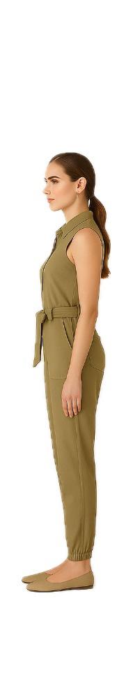 Salopette Guess Donna in Tessuto con Cintura