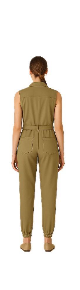Salopette Guess Donna in Tessuto con Cintura