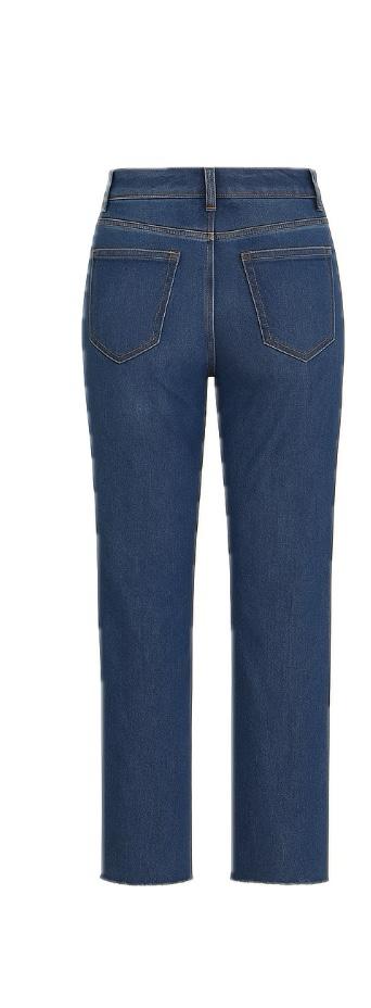 Jeans Guess Donna a Vita Alta con Bottoni Laterali