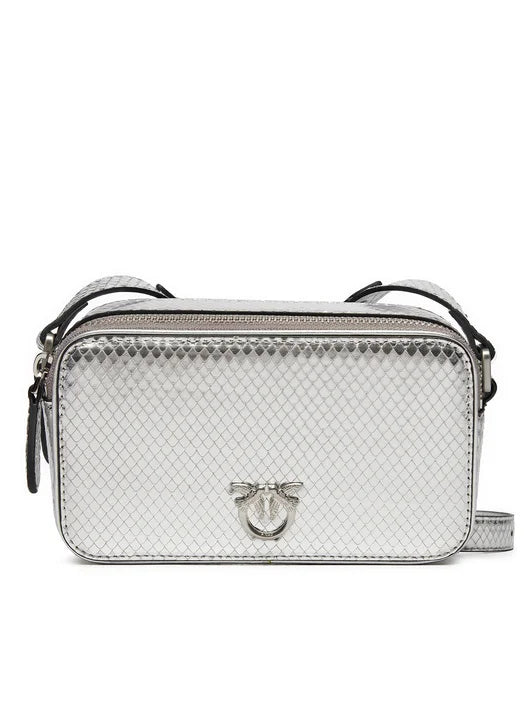 PINKO Borsetta Camera Case AI 24-25 PLTT 102810 A1VG Argento