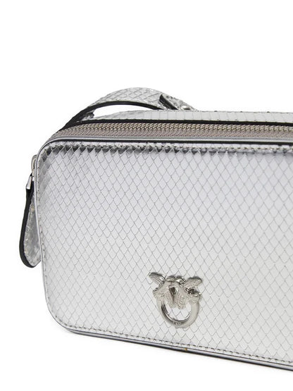 PINKO Borsetta Camera Case AI 24-25 PLTT 102810 A1VG Argento