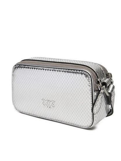 PINKO Borsetta Camera Case AI 24-25 PLTT 102810 A1VG Argento