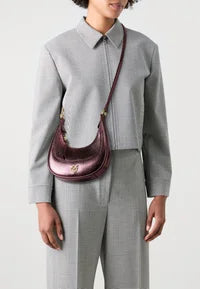 PINKO BRIOCHE HOBO MINI TEXTURE - Borsa a tracolla