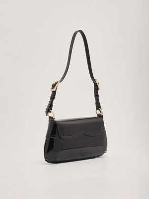 PINKO 520 Shoulder Bag Fl BLACK