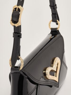 PINKO 520 Shoulder Bag Fl BLACK