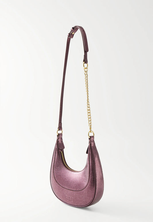 PINKO BRIOCHE HOBO MINI TEXTURE - Borsa a tracolla